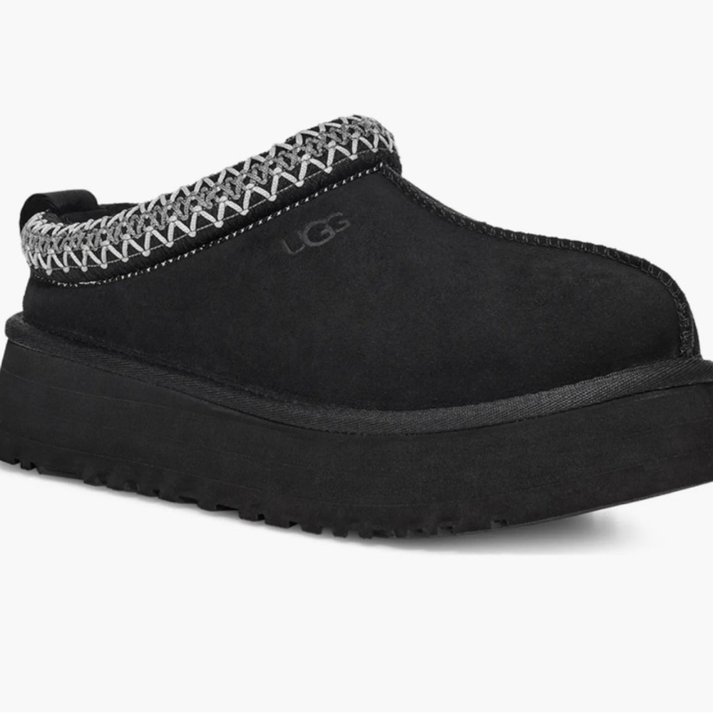 UGG Tazz Black Slippers